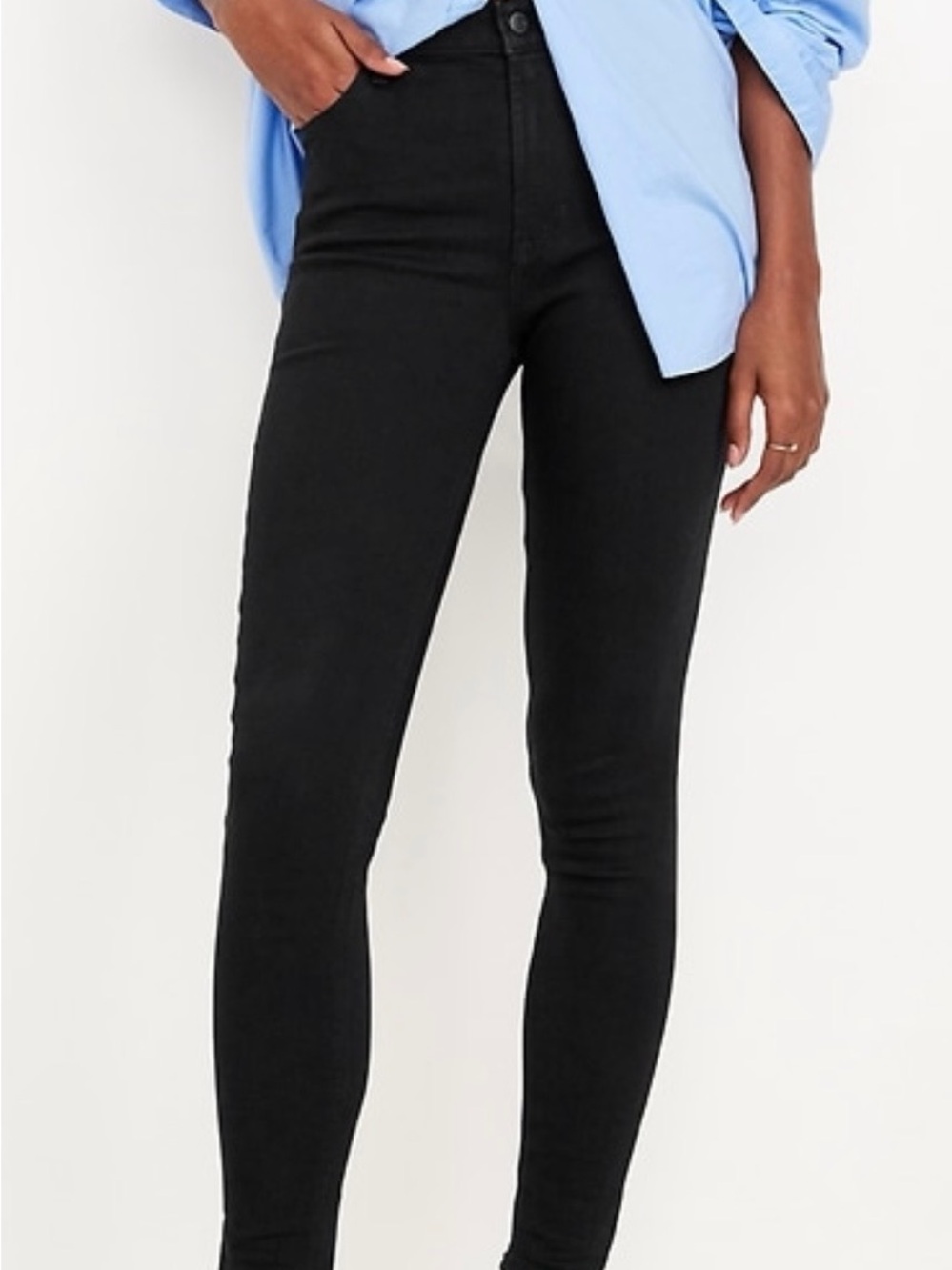 Old Navy Black Wow Super Skinny Jeans for Women